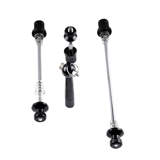 BLOCAGE RAPIDE ANTIVOL OPTIMIZ NOIR ROUE AVANT/ROUE ARRIERE/TIGE DE SELLE AVEC CLE