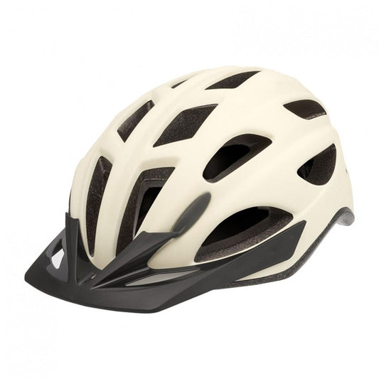 CASQUE URBAIN POLISPORT CITY GO CREME MAT REGLAGE OCCIPITAL T.M 54/59 (LED INTEGRE)