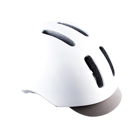 CASQUE URBAIN POLISPORT COMMUTER BLANC/GRIS MAT IN MOLD REGLAGE OCCIPITAL T.L 58/61 (LED I