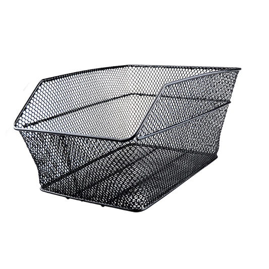 PANIER AR ACIER MAILLE NOIR OPTIMIZ (FIXATION SUR PORTE BAGAGE VIS+RAIL) 400X290X190MM