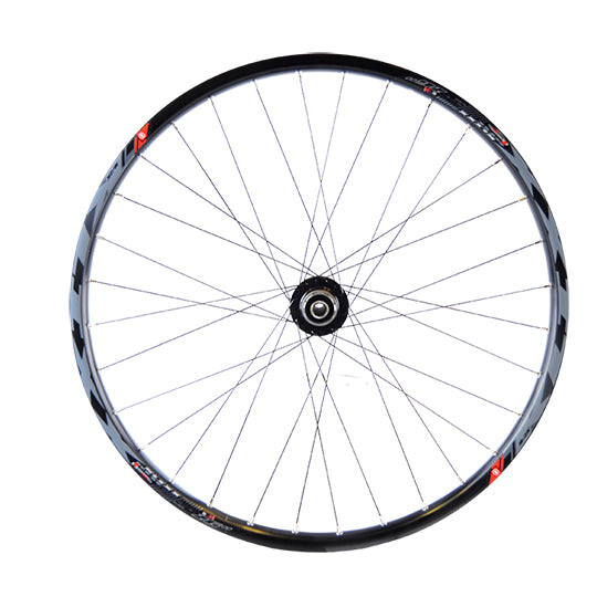 ROUE VTT 26" AR K7 JANTE NOIR MACH1 KLIXX TUB.READY.MOY.DISQUE 6T 9/10/11V AXE.TRAV.12X142
