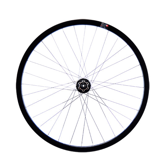ROUE GRAVEL 700 AV BLOCAGE JANTE NOIR MACH1 PULSE 19 TUB. READY MOY. SHIM.M475 DISQUE 6T