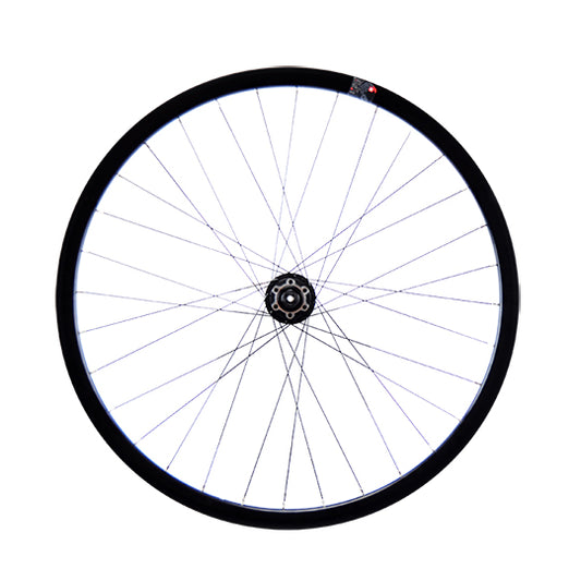 ROUE GRAVEL 700 AV BLOCAGE JANTE NOIR MACH1 PULSE 19 TUB. READY MOY. SHIM.M475 DISQUE 6T