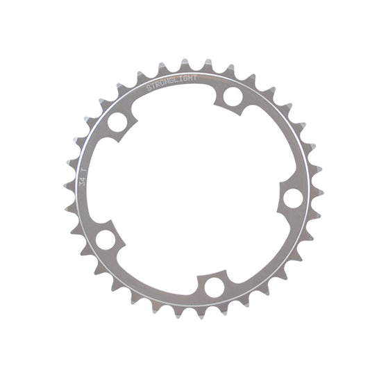 PLATEAU ROUTE DIAM 110 INTER 34DTS ARGENT ALU 5083 STRONG 10/9V. 5 BRANCHES