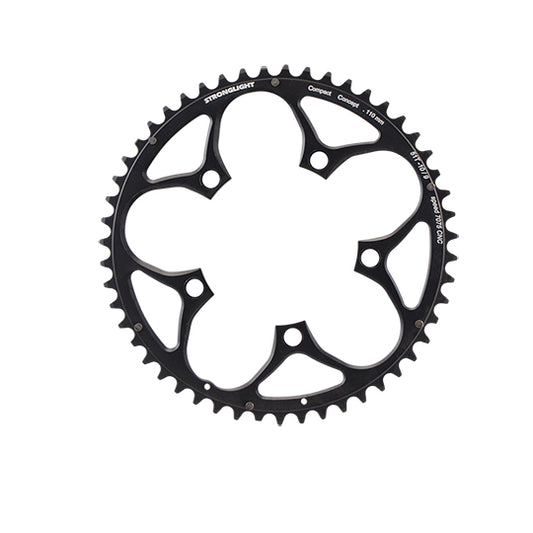PLATEAU ROUTE DIAM 110 EXTER 51DTS NOIR ALU 7075 STRONG 10/9V.  5 BRANCHES