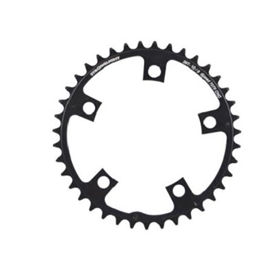 PLATEAU ROUTE DIAM 110 INTER 39DTS NOIR ALU 7075 STRONG 10/9V.  5 BRANCHES