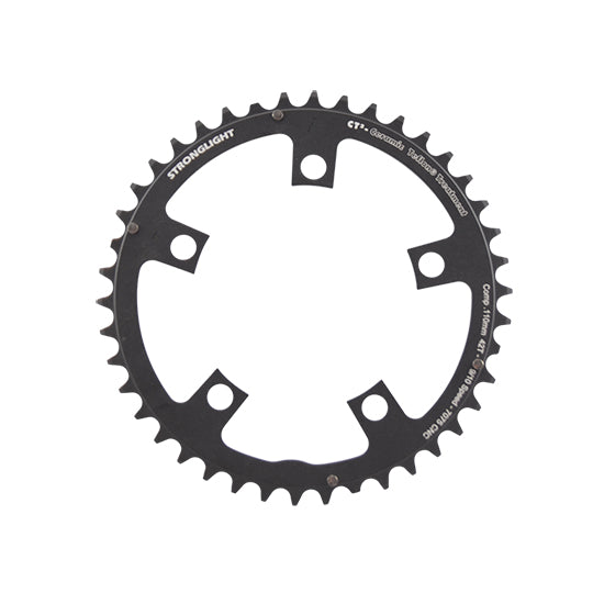 PLATEAU ROUTE DIAM 110 INTERM 42DTS NOIR ALU 7075 STRONG FISSION 10/9V.  5 BRANCHES