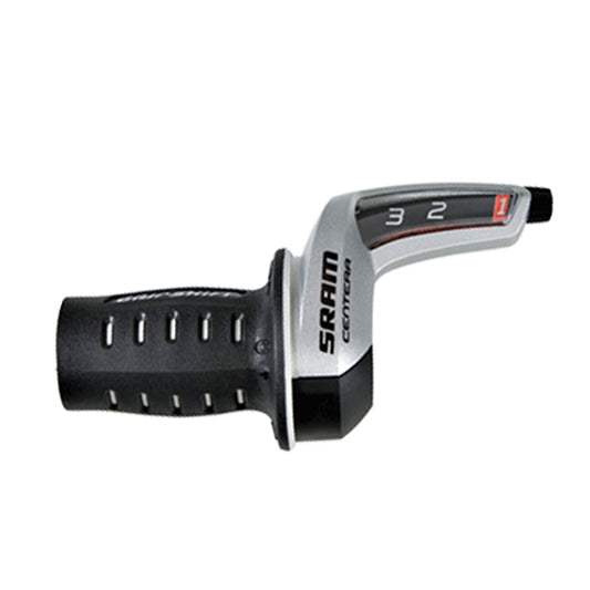 MANETTE VTT P.TOURNANTE  3V. SRAM GRIPSHIFT CENTERA GAUCHE (COMP.SHIMANO)