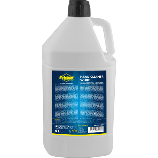 SAVON NETTOYANT MAIN PUTOLINE HAND CLEANER WHITE BLANC (RECHARGE 4L)