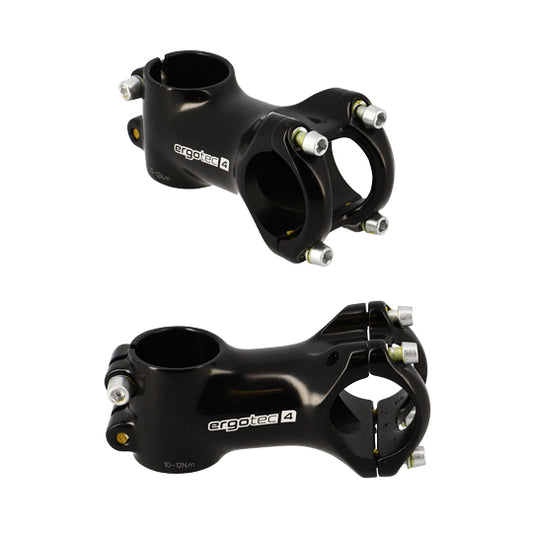 POTENCE VTT AHEAD SET 1''1/8 L70 ERGOTEC CRAB 2 ALU NOIR + 7° (CINTRE31.8)