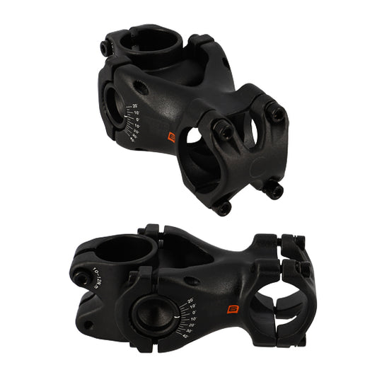 POTENCE REGLABLE AHEAD SET 1''1/8 L80 ERGOTEC SWELL R ECO ALU NOIR -20/+40° (CINTRE 31.8)