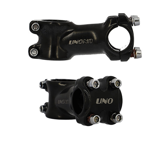 POTENCE VTT AHEAD SET 1''1/8 L70 UNO ALU NOIR + 7° (CINTRE 25.4)