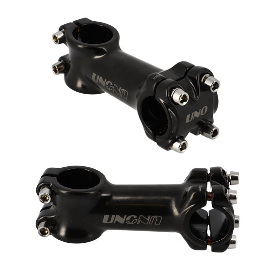 POTENCE VTT AHEAD SET 1''1/8 L90 UNO ALU NOIR + 7° (CINTRE 25.4)