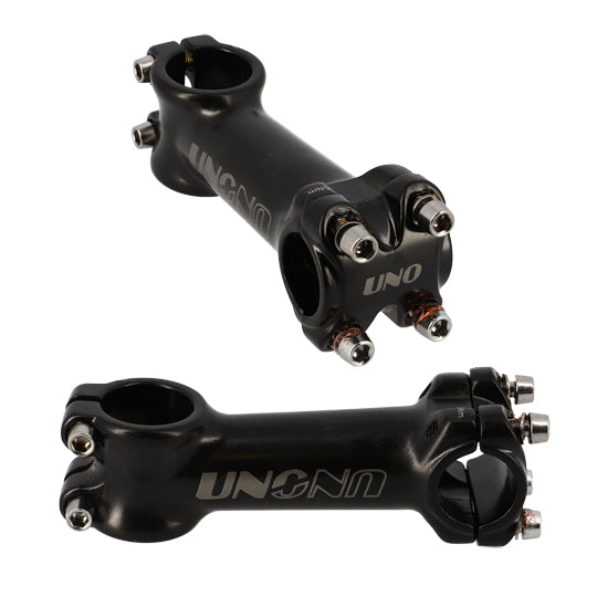 POTENCE VTT AHEAD SET 1''1/8 L105 UNO ALU NOIR + 7° (CINTRE 25.4)