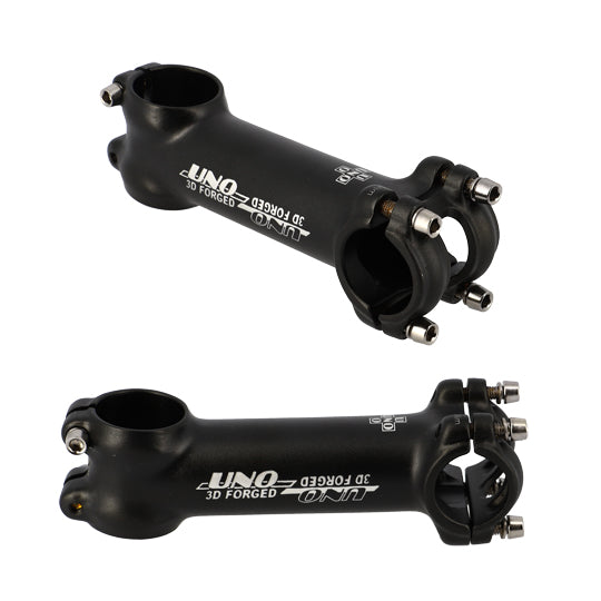 POTENCE ROUTE/VTT AHEAD SET 1''1/8L110 UNO ALU 6061 NOIR MAT +/- 7° REVERS. (CINTRE 25.4)