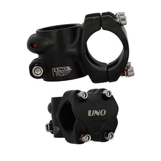 POTENCE ROUTE/VTT AHEAD SET 1''1/8 L35 UNO ALU NOIR MAT ANGLE 0° (CINTRE 31.8)