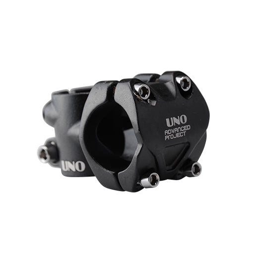 POTENCE ROUTE/VTT AHEAD SET 1''1/8L45 UNO ALU NOIR MAT ANGLE 0° (CINTRE 31.8)