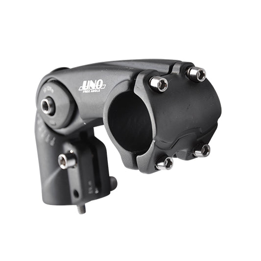 POTENCE REGLABLE AHEAD SET 1''1/8 L110 UNO ALU 6061 NOIR HT 62MM 0/+60° (CINTRE 31.8)