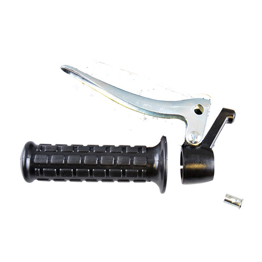 POIGNEE FREIN CYCLO GAUCHE NOIR AVEC LEVIER ACIER