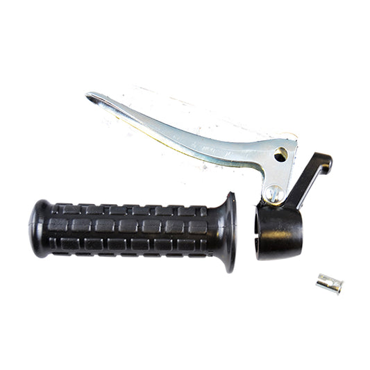 POIGNEE FREIN CYCLO GAUCHE NOIR AVEC LEVIER ACIER