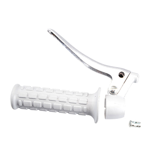 POIGNEE FREIN CYCLO GRIS AVEC LEVIER ALU VINTAGE