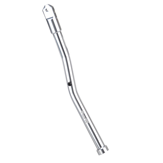 BEQUILLE MECABOITE LATERALE TUN'R ALU ADAPT. DERBI SENDA/DRD LONGUEUR 350MM - ARGENT
