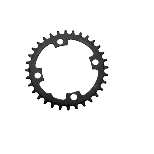 PLATEAU VTT MONO DIAM  96 EXTER 32DTS NOIR 4 BRANCHES SUNRACE CRMS00 ACIER 1X10/11/12V.