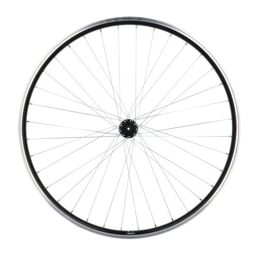 ROUE VELO E BIKE/VAE/CARGO 28" AR BLOCAGE K7 JANTE NOIR MACH1 KARGO.MOY.SHIM QC300 V-BRAKE