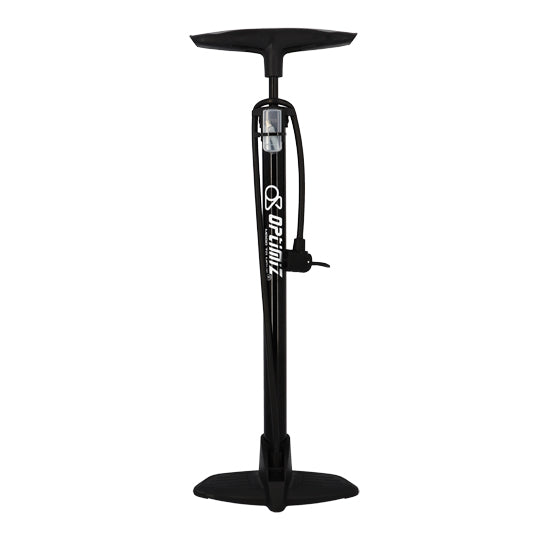 POMPE A PIED OPTIMIZ ACIER NOIR TETE PLASTIQUE VS/VP (SANS MANOMETRE)