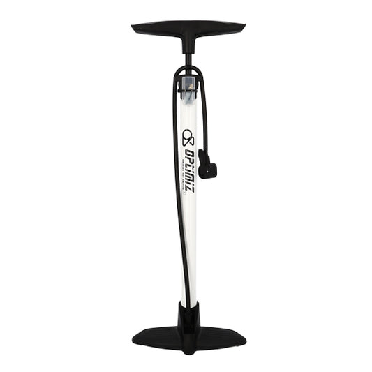 POMPE A PIED OPTIMIZ ACIER BLANC TETE PLASTIQUE VS/VP (SANS MANOMETRE)