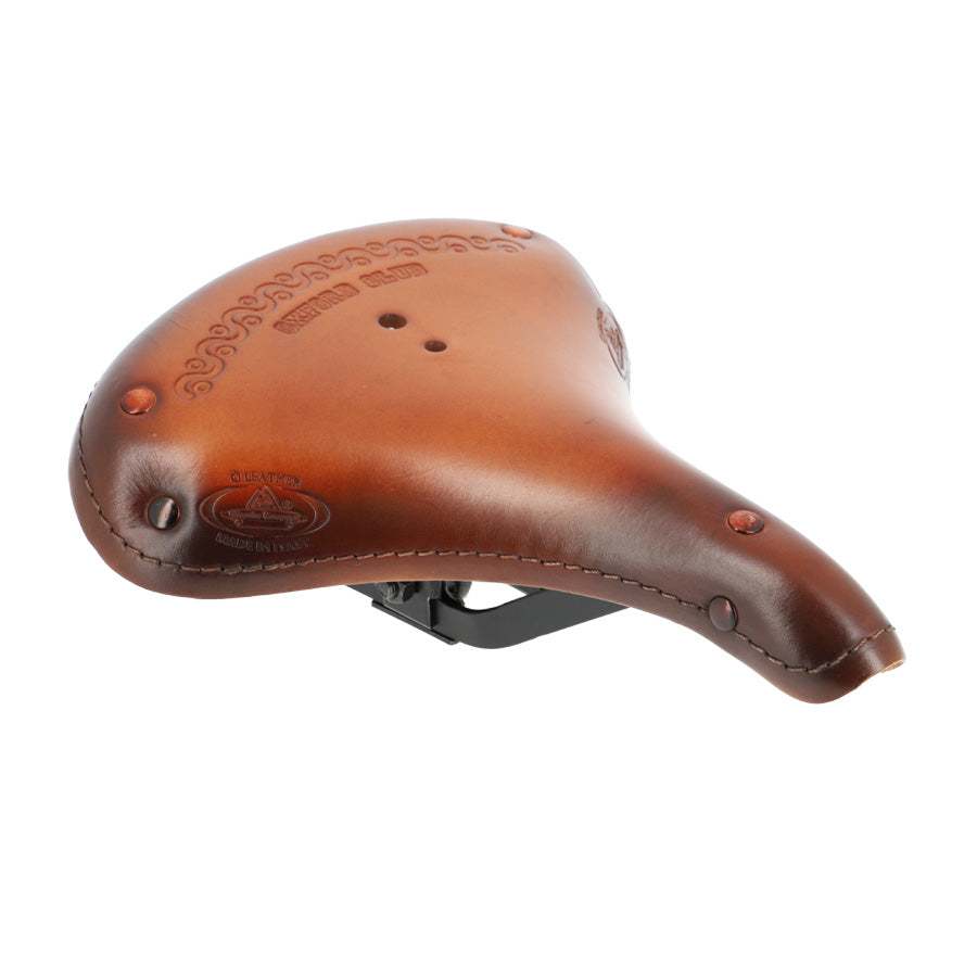 SELLE LOISIR MONTE GRAPPA 1990 OXFORD CLUB CHARLESTON CUIR VERITABLE
