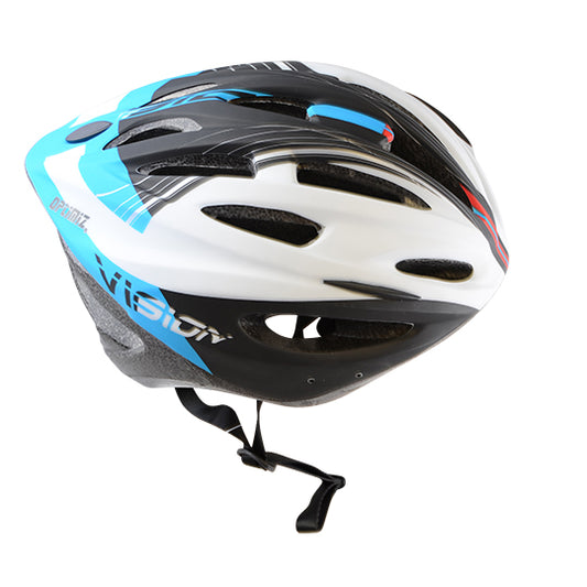 CASQUE ROUTE/VTT OPTIMIZ O300 VISION BLEU/BLANC/NOIR MAT REGLAGE OCCIPITAL T.S (53/55)