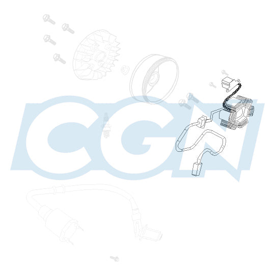 STATOR SCOOTER OEM PEUGEOT VIVACITY 3 4T