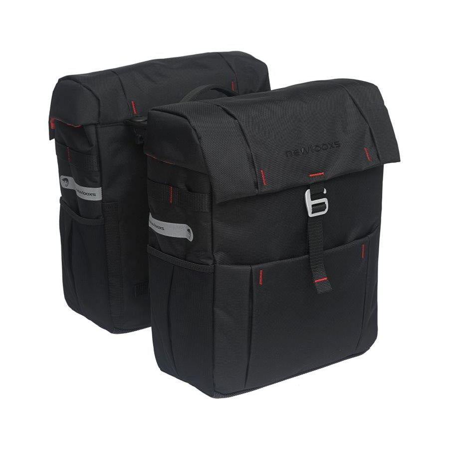 SACOCHE VELO PORTE BAGAGE A PONT NEWLOOXS VIGO NOIR RACKTIME -37 LITRES- 310X400X150MM