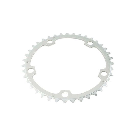 PLATEAU ROUTE DIAM 130 INTERM 38DTS ARGENT ALIZE (COMP.SHIMANO) TA 8/9/10V. 5 BRANCHES