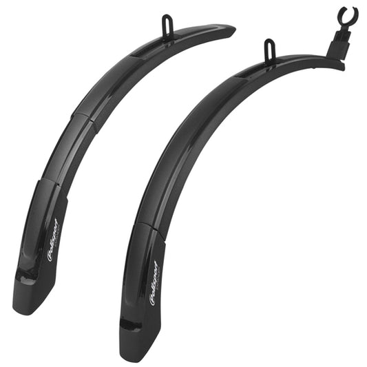 GARDE BOUE VTT 20/24" POLISPORT EXPANDER 55 KID CLIPS NOIR V-BRAKE (PR)