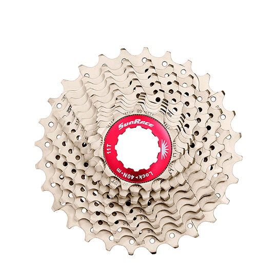 CASSETTE 11V. ROUTE SUNRACE CSRX1 METALLIC - 11-25DTS (COMPATIBLE SHIMANO)