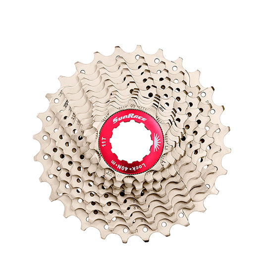 CASSETTE 11V. ROUTE SUNRACE CSRX1 METALLIC - 11-25DTS (COMPATIBLE SHIMANO)
