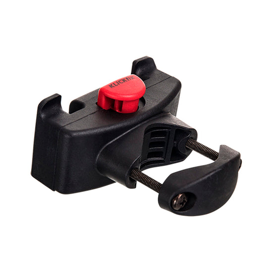 FIXATION KLICKFIX AV/AR PANIER/SACOCHE CADDY SUR POTENCE/TIGE DE SELLE (TUBE 22/36MM)