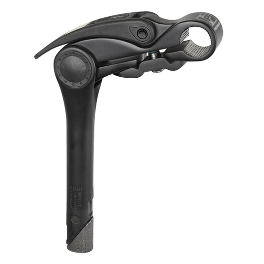 POTENCE REGLABLE PLONGEUR D25.4 PROMAX ALU NOIR OUVRABLE 0 A 80° (CINTRE 25.4)