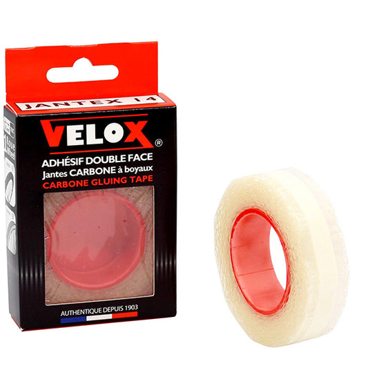 BANDE ADHESIVE/FOND DE JANTE/COLLE BOYAU VELOX JANTEX 14 21MM JANTE CARBONE (POUR 1 ROUE)