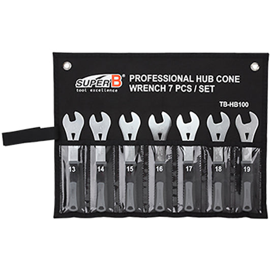 CLE A CONE MOYEU DE ROUE SUPER B TB-HB100 13/14/15/16/17/18/19 - JEU 7 CLE