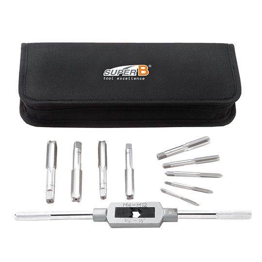 TARAUD PEDALE/MANIVELLE/CADRE SUPER B TB-19000 (KIT REPARATION AVEC PORTE TARAUD)