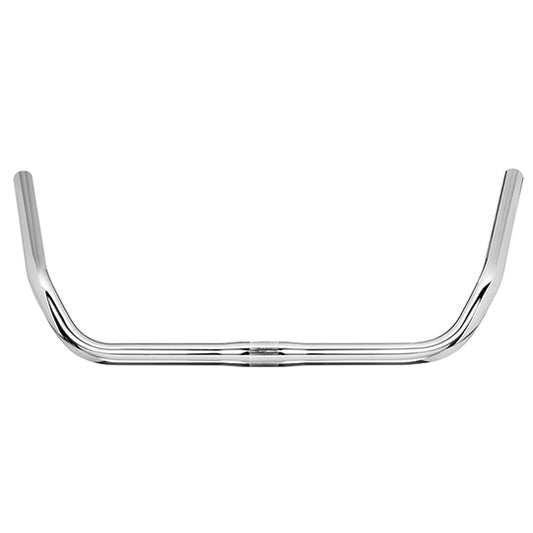 CINTRE VELO CITY ACIER D25.4 CHROME ERGOTEC ENGLISHER L545MM HAUT.45MM 77° 676GR (LEVEL 3