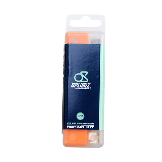 NECESSAIRE REPARATION OPTIMIZ VELO 7 PIECES/1 DISSOLUTION 5 ML/1 GRATTOIR/2 DEMONTES PNEU