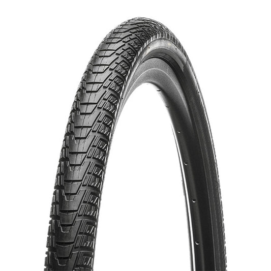 PNEU VTC/URBAIN 700X37C -  28X1 5/8X1 3/8 TR HUTCHINSON HAUSSMANN TT NOIR (37-622)