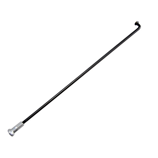 RAYON 3.50MM INOX NOIR L195 AVEC ECROU (X1) CYCLO/MOTO