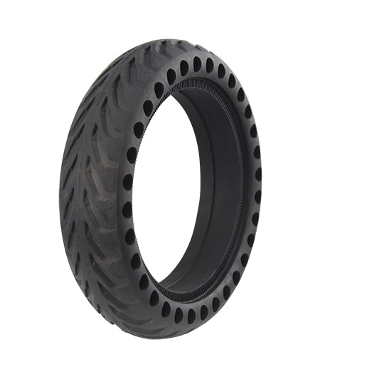 PNEU TROTTINETTE ELECTRIQUE 8.5"X2.00 (50/75-6.1) PLEIN ALVEOLE NOIR