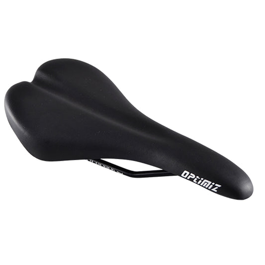SELLE ROUTE/VTT OPTIMIZ CONFORT MIXTE NOIR RAIL ACIER (272X138MM)