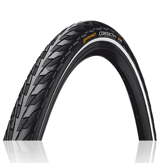 PNEU VTC/URBAIN 700X40C - 28X1.60 TR CONTINENTAL CONTACT TT NOIR (42-622) VAE/EBIKE 25 KM/